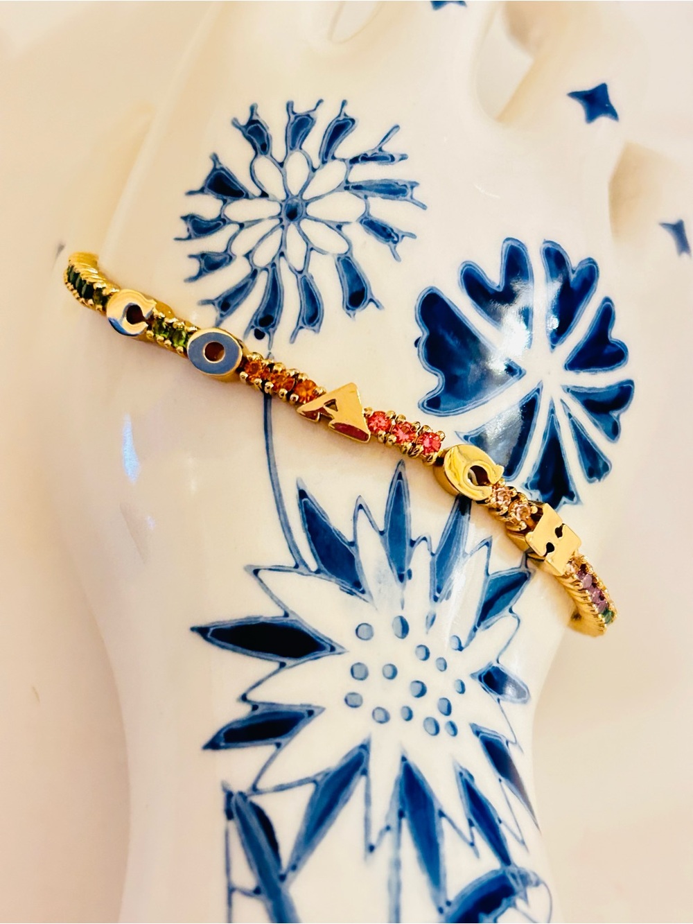 NWOT Coach Rainbow Tennis Bracelet - Picture 9 of 15